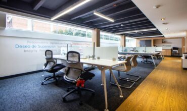 An empty office in the technology park